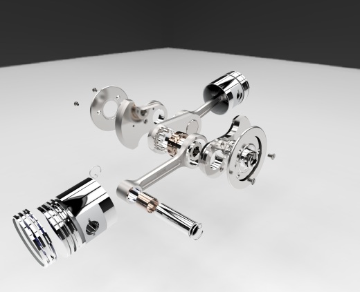 摩托车曲轴活塞缩略图